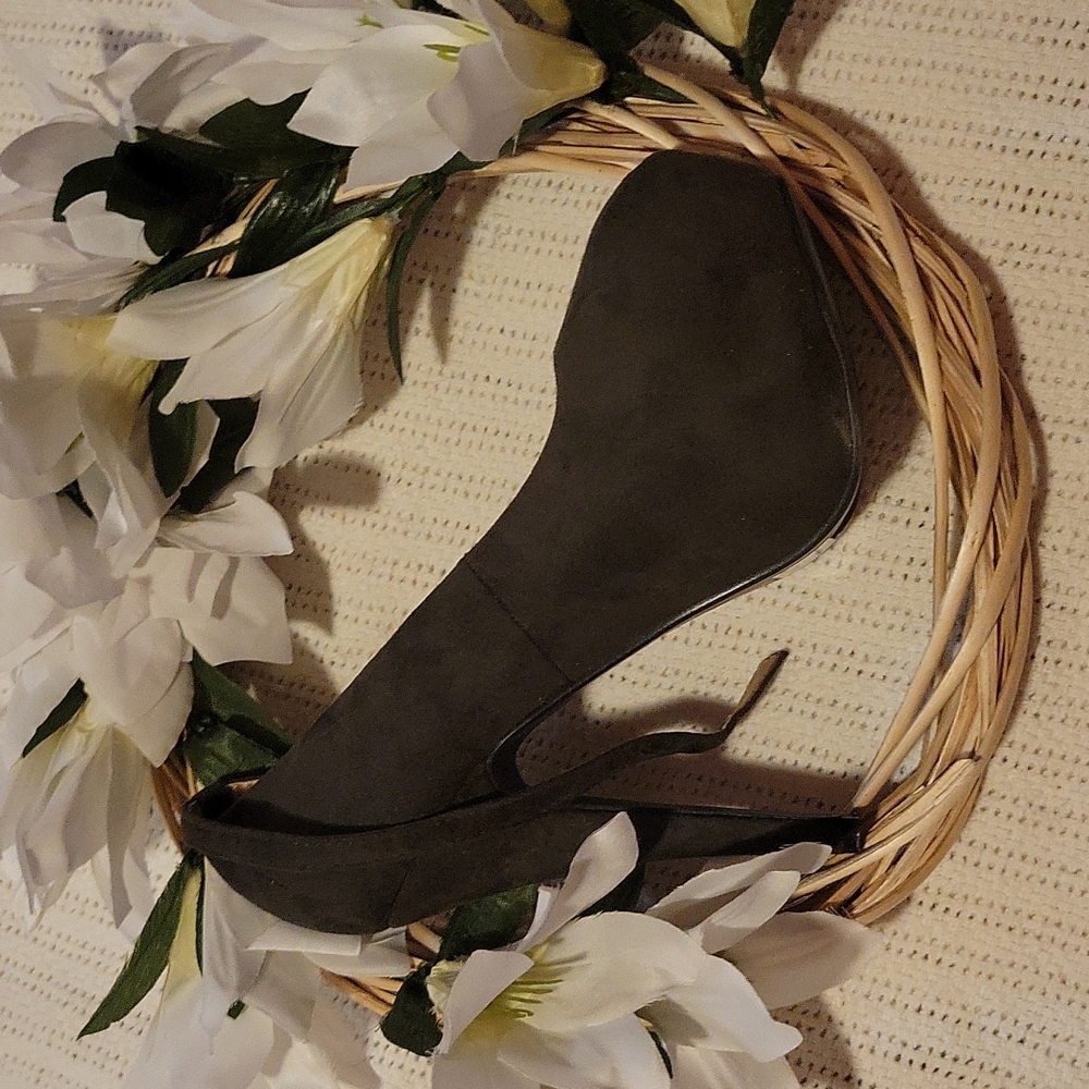 Delicacy green 4 1/2 inches heels shoe